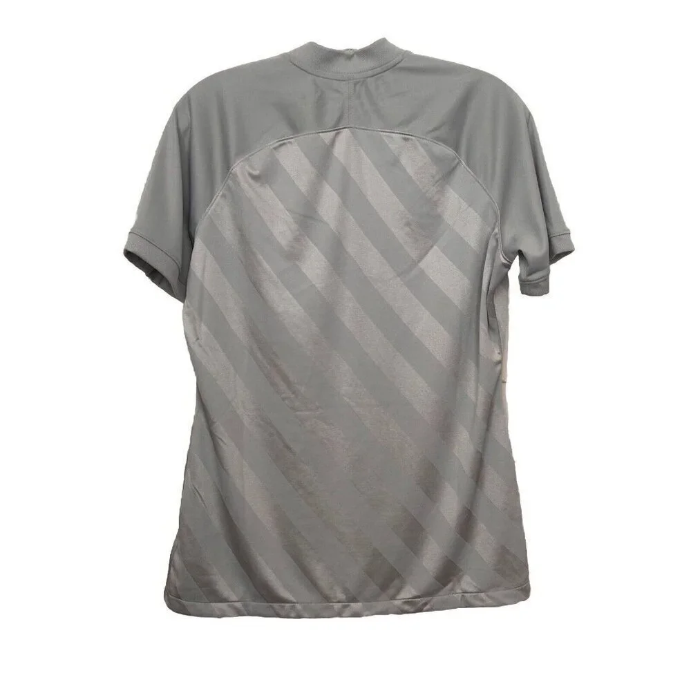 NEW Nike Womens Size Large (L) Dri-FIT Strike Soccer Shirt Gray